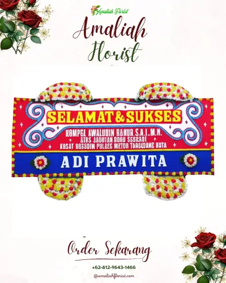 Papan Bunga Ucapan Selamat banyusari